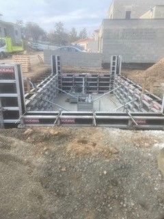 Construction d'une piscine en dur - phase 2