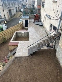 Piscine en cours de construction