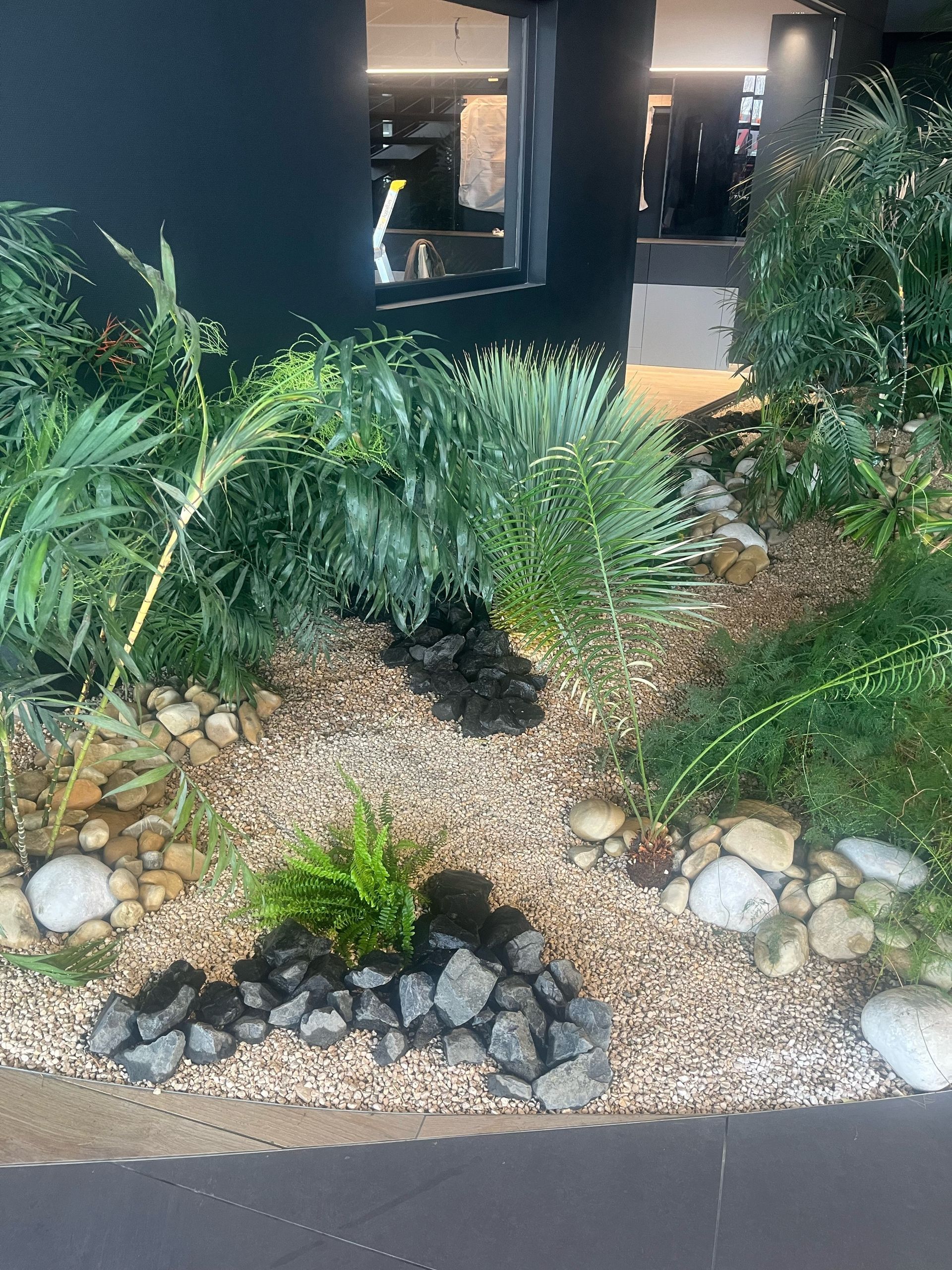 Massif devant maison