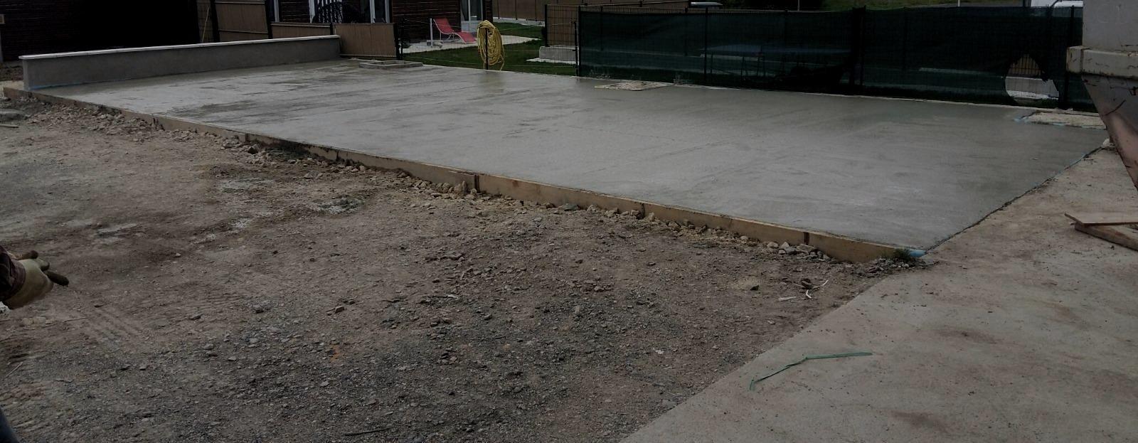 RADIER BETON bétonnage