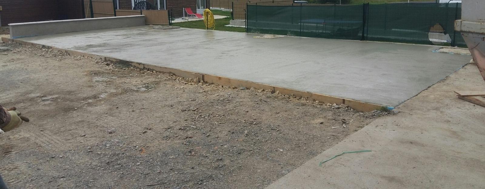 RADIER BETON bétonnage