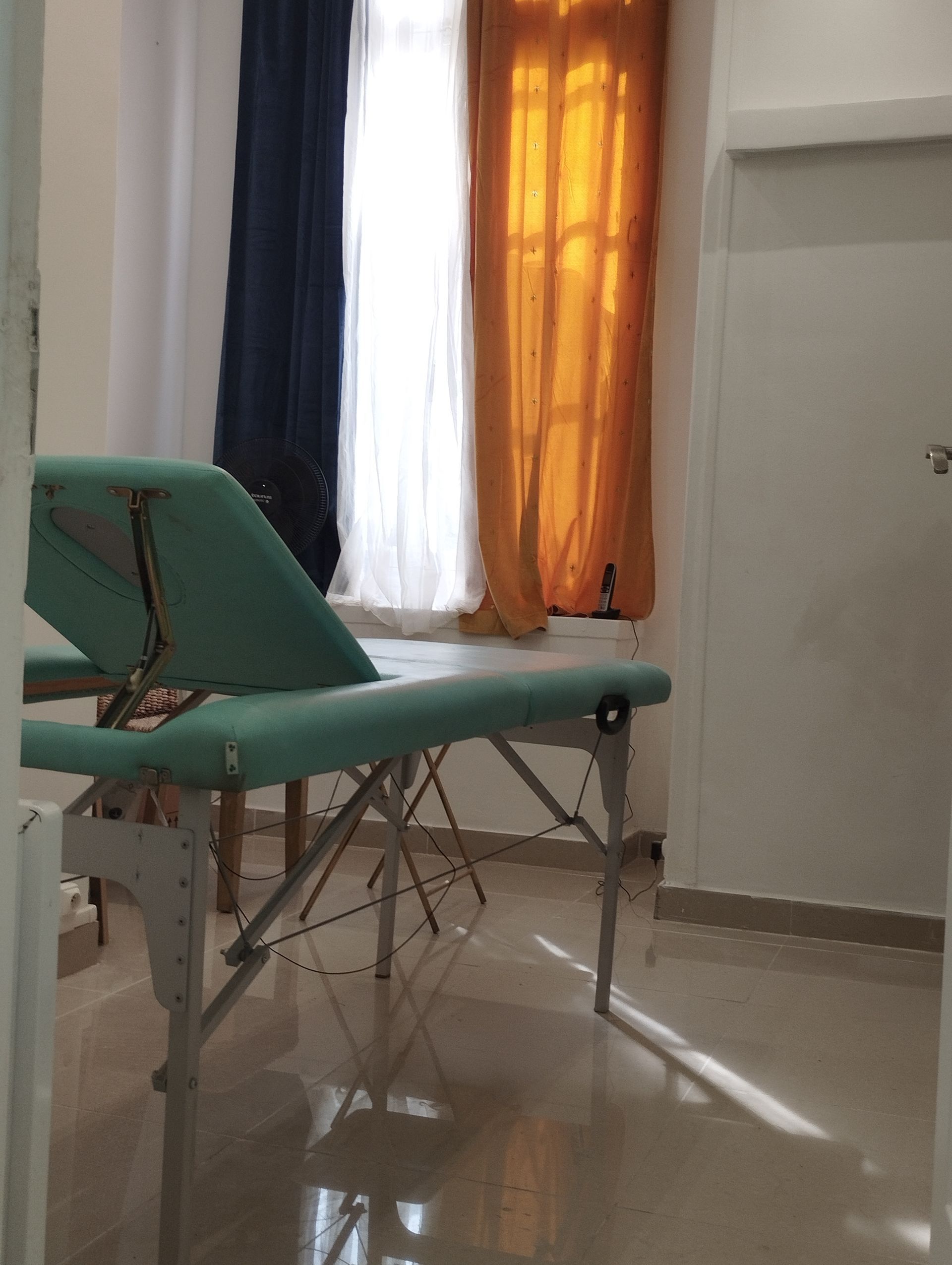 Table d'oscultation relevée