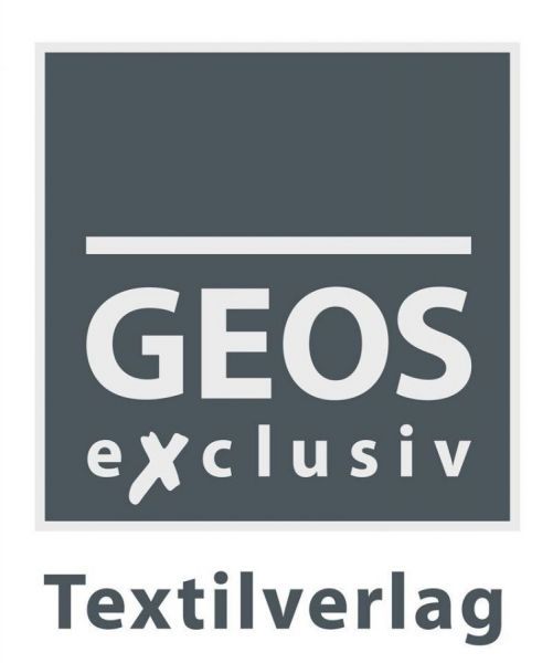 Ein Logo für eine Firma namens Geo Exclusive Textilverlag