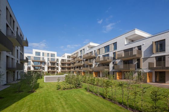 Immeubles blancs