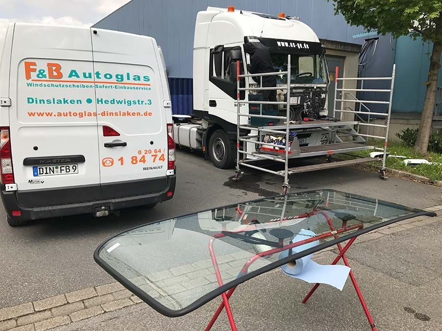LKW Reparatur und Montage bei der F&B Autoglas GmbH