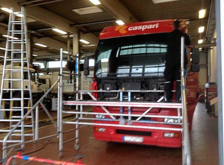 LKW Reparatur und Montage bei der F&B Autoglas GmbH