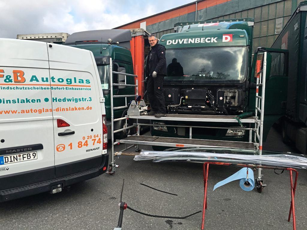 LKW Reparatur und Montage bei der F&B Autoglas GmbH