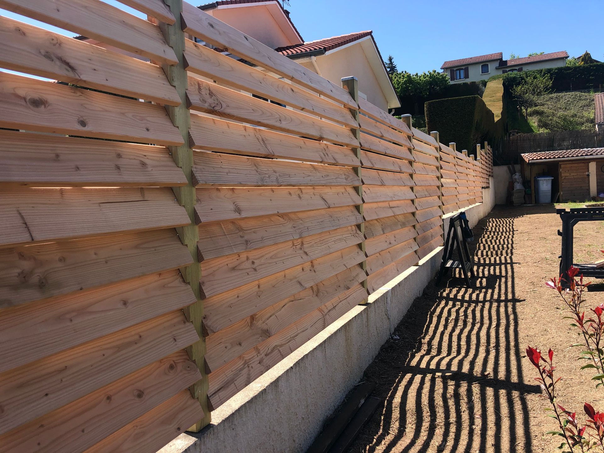 Palissade bois