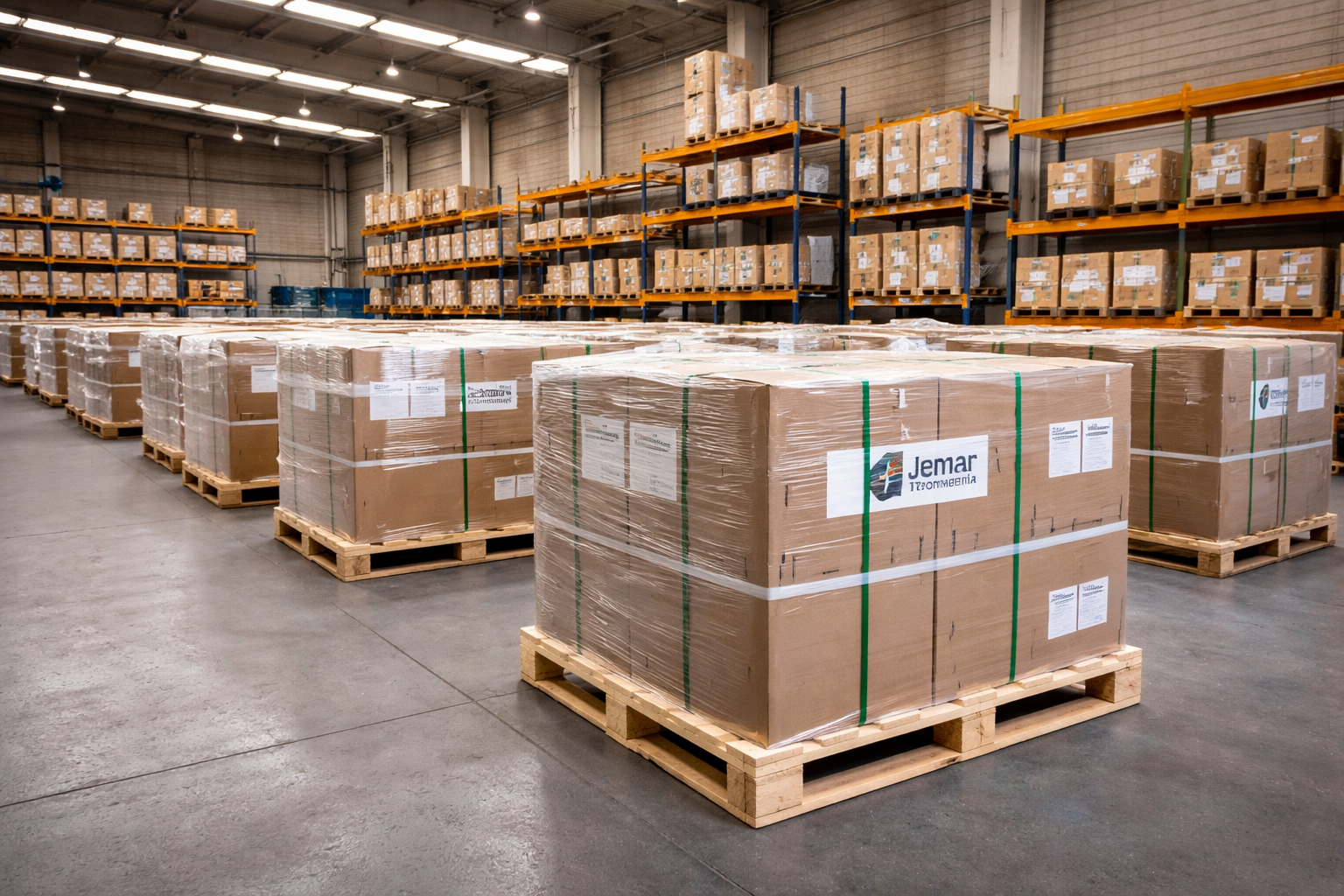 Almacén de sensores de temperatura industriales preparados para suministro en proyectos de gran volu