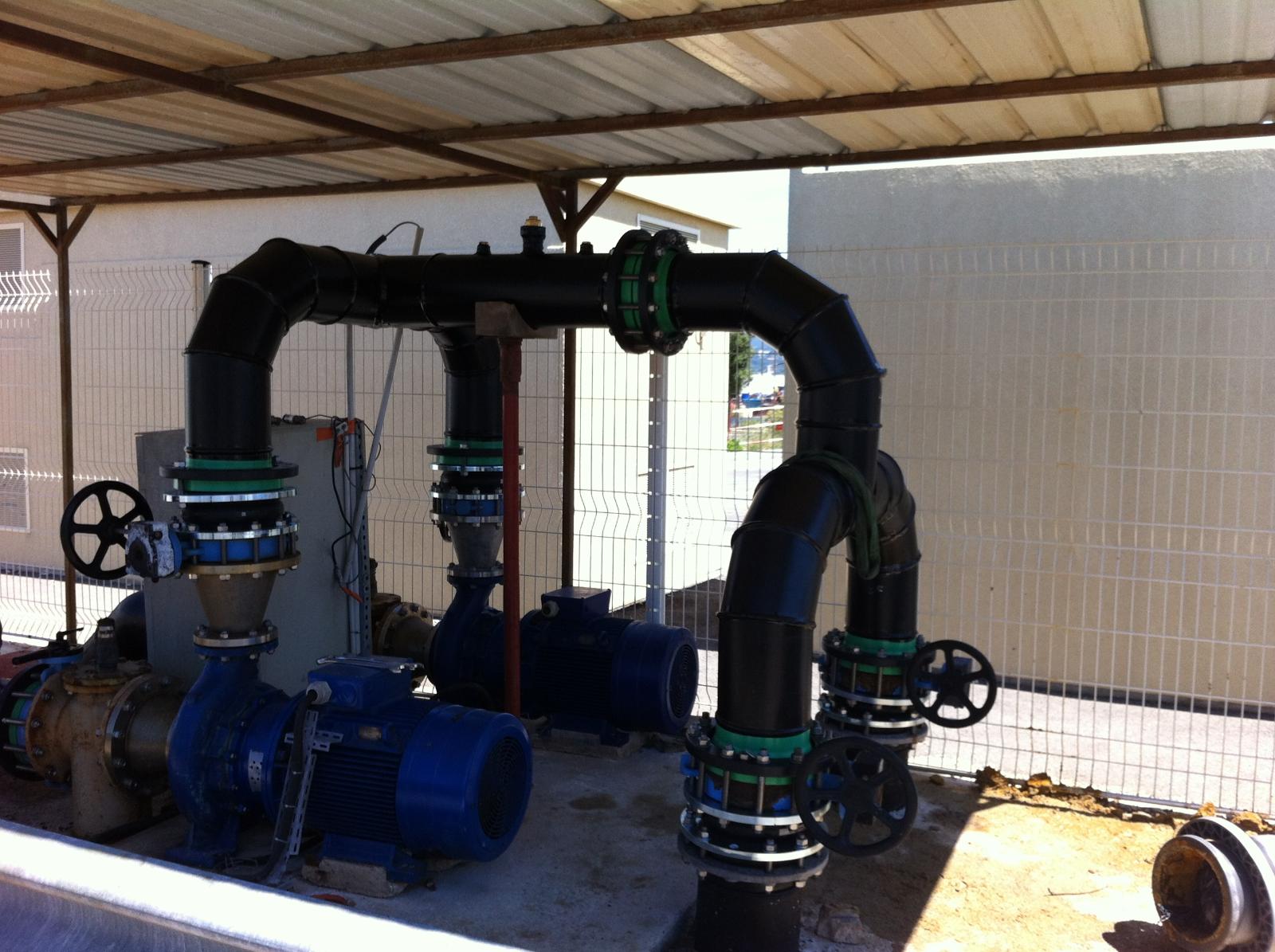 Rénovation tuyauterie réseau pompe eau de mer monaco à La Ciotat