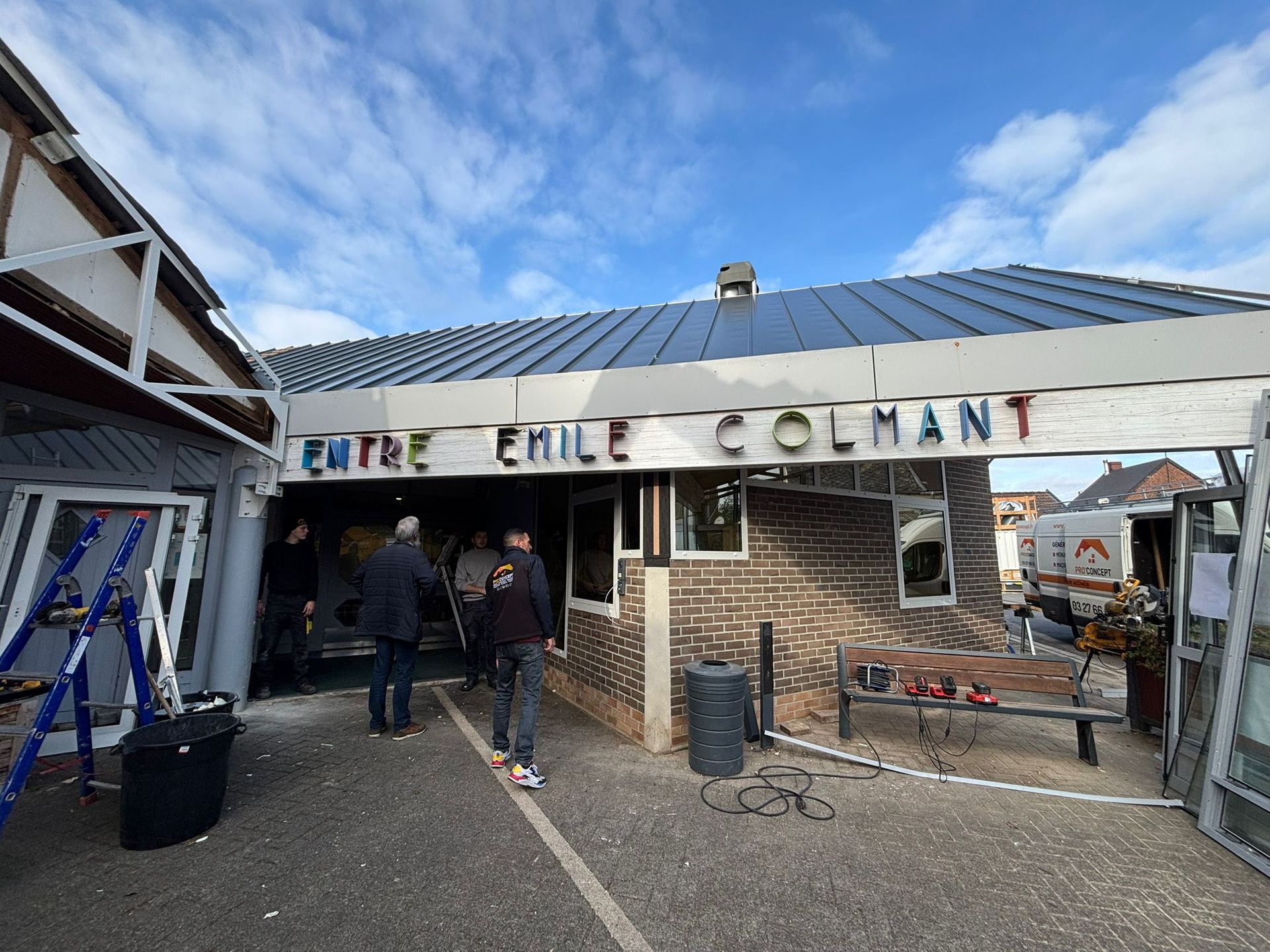 Entrée de l'immeuble 