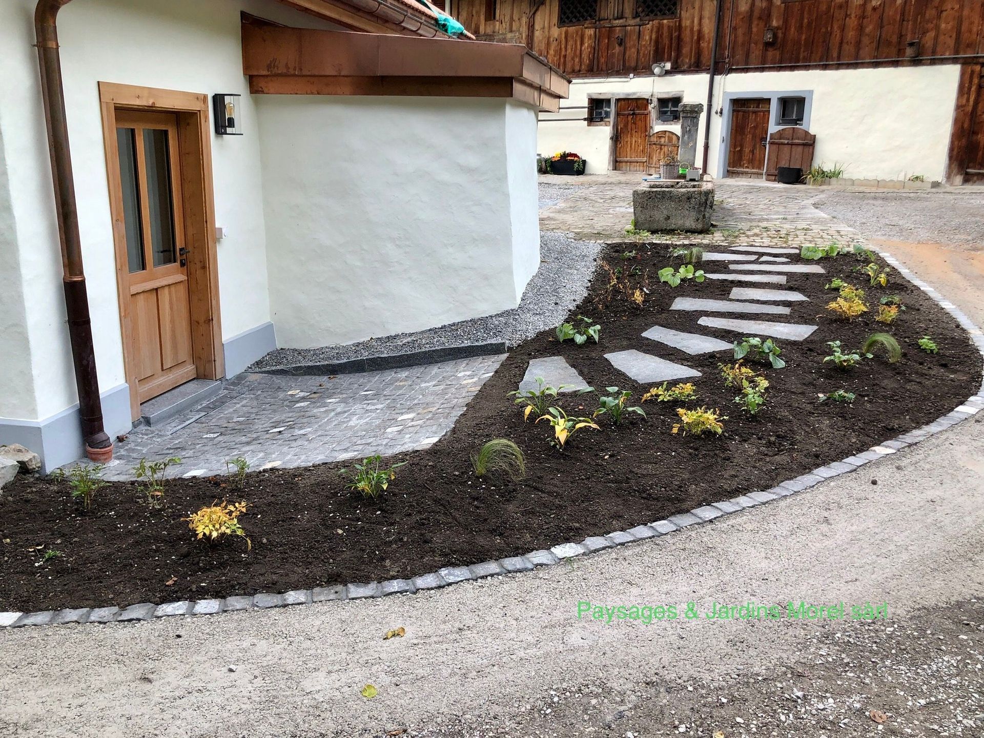 Clôture-terrasse-gazon