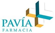El logotipo de Pavía Farmacia tiene una cruz.
