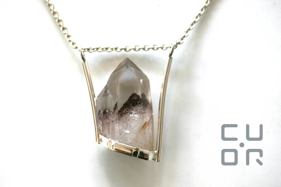 Halskette mit Quarz Goldschmiede Ruppolo