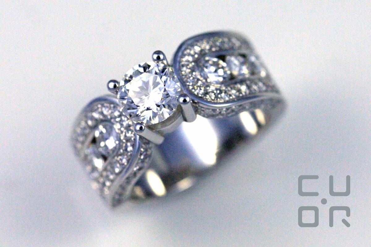 Ring mit Steinen Goldschmiede Ruppolo