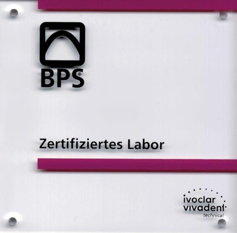 Zertifikat Biofunktionelles Prothetik-System BPS - Daniel Wirz