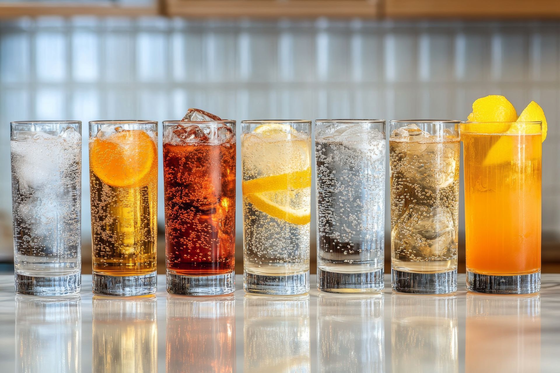 Des verres de limonade.