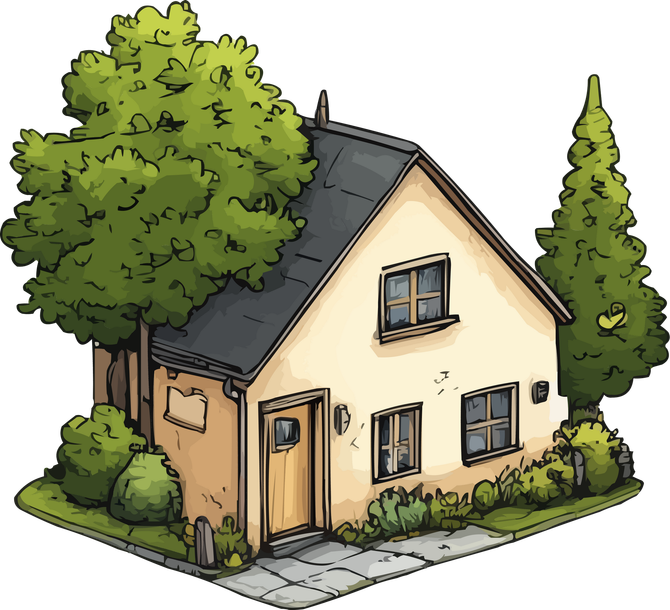 Une maison.