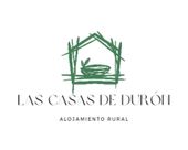Logo: Green house-like structure over a nest. Text: "LAS CASAS DE DUR&Oacute;N" and "ALOJAMIENTO RURAL".