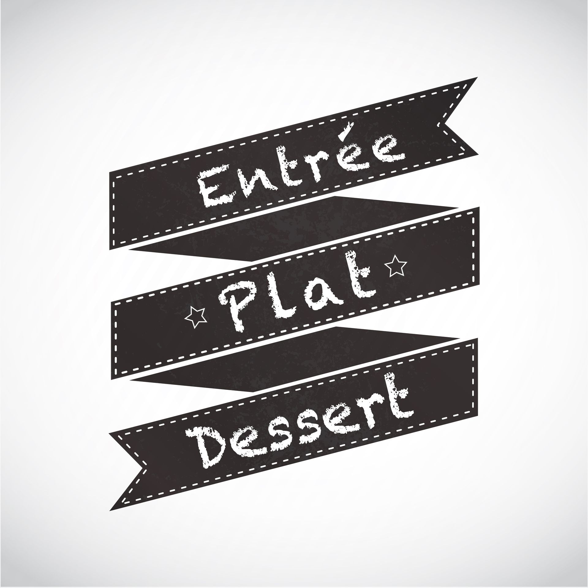 Formule entrée - plat - dessert