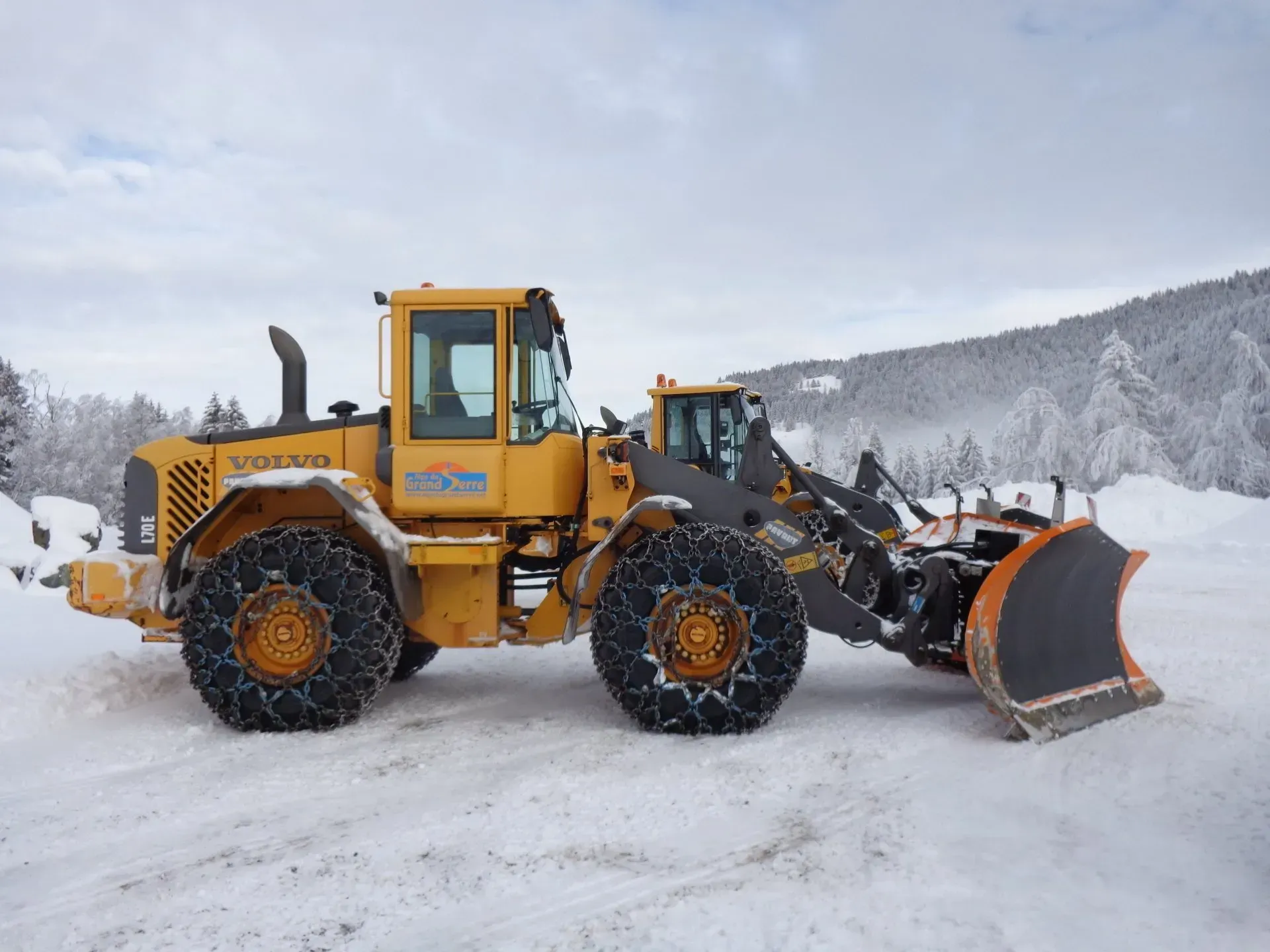Engin de déblaiement par temps de neige