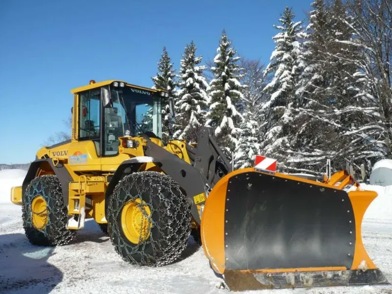 Déneigement des voies