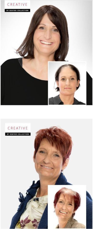 Vorher nachher Cyberhair Coiffeuse Nejla