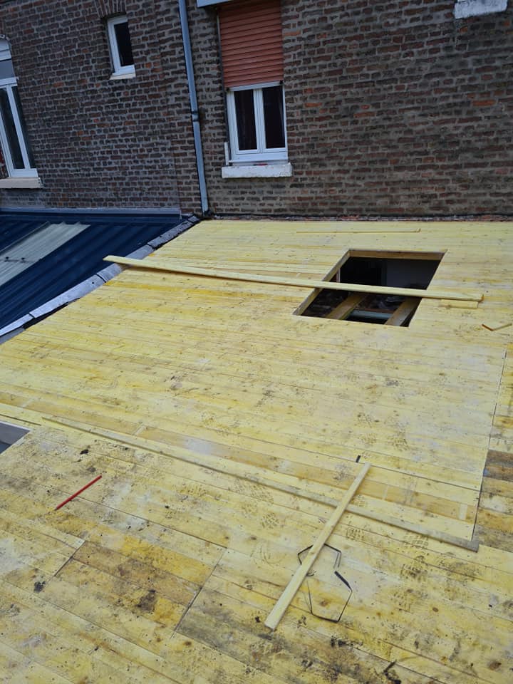 Mise en place d'une ouverture sur toiture