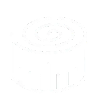 Un dibujo en blanco y negro de una espiral sobre un fondo blanco.
