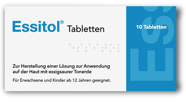 Essitol® Tabletten zur Herstellung einer Lösung Verpackung/Schachtel Essitol® 10 Tabletten