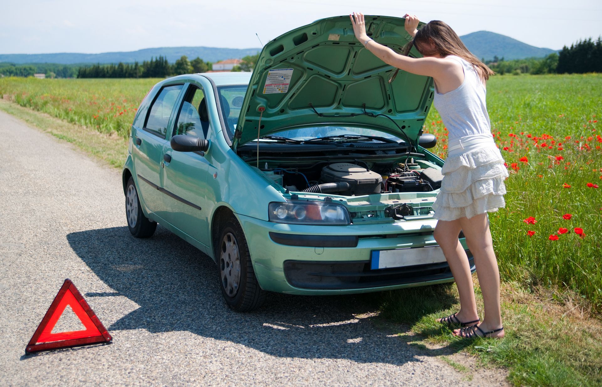 La réparation d'une voiture
