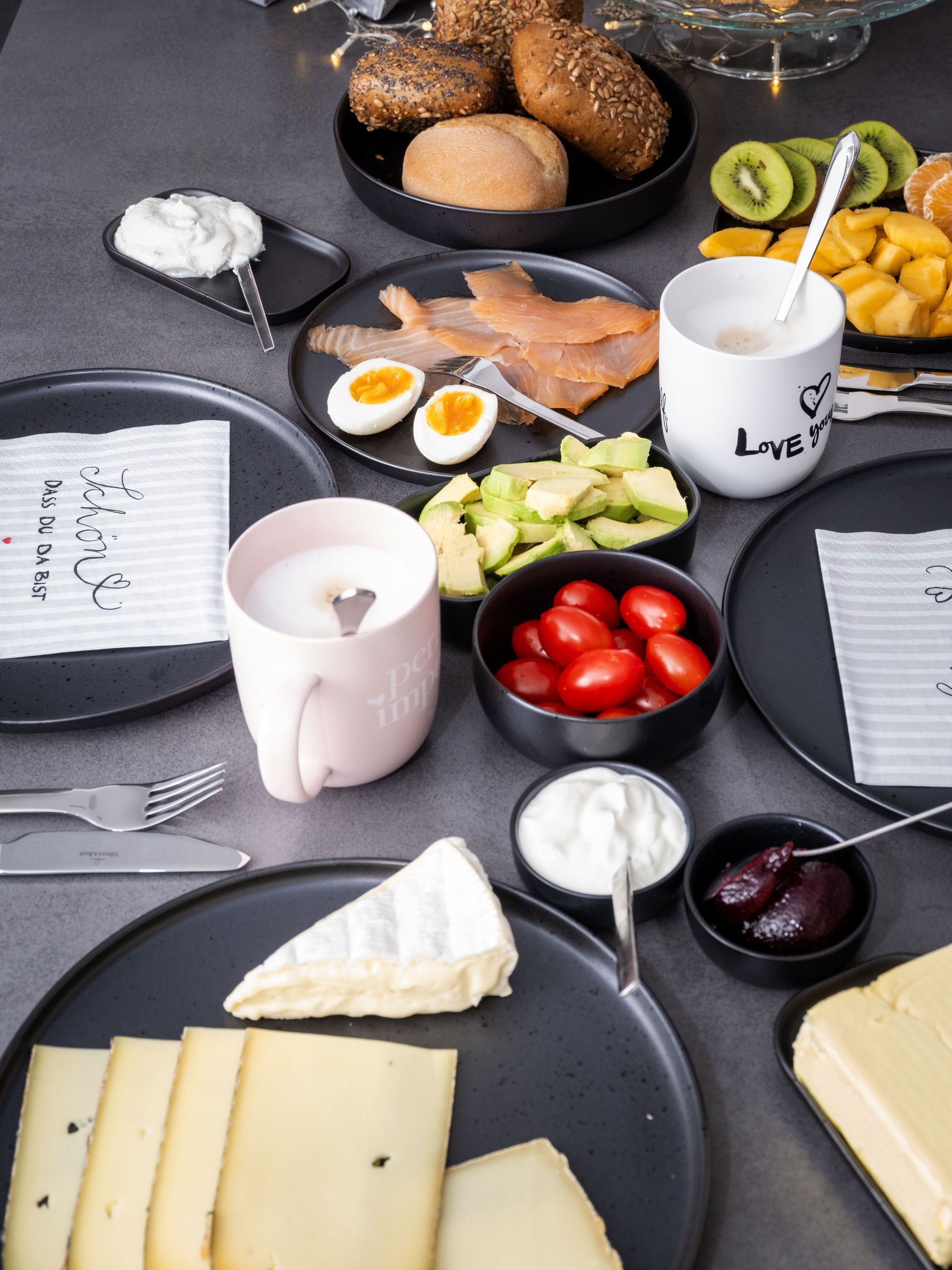 Sabine Olbertz - ein gedeckter Frühstückstisch