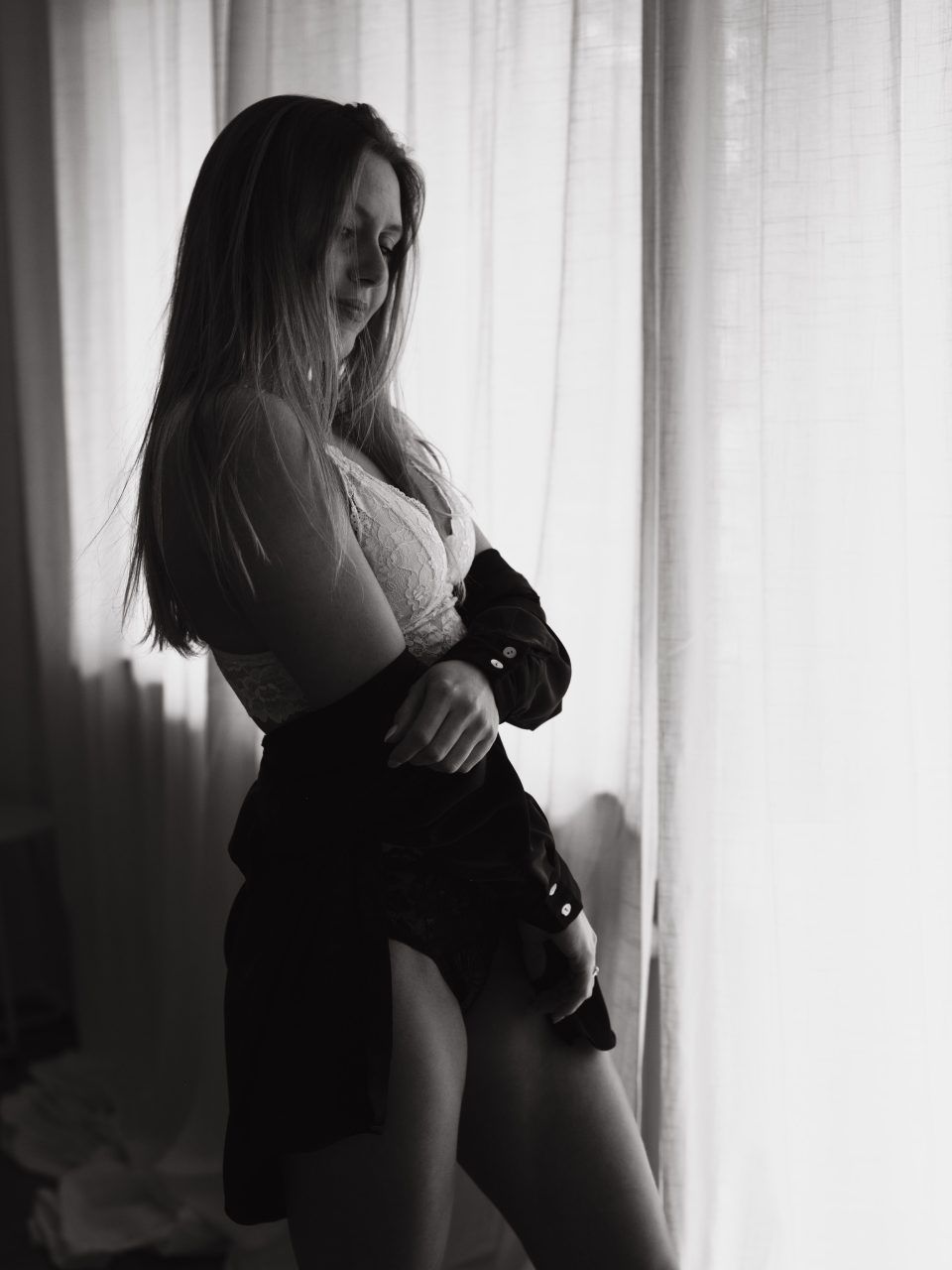 Bild Frau im Boudoir-Stil