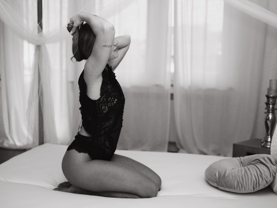 Bild Frau im Boudoir-Stil