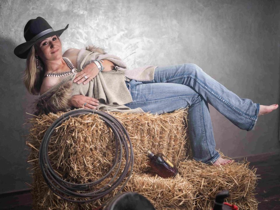 Bild Frau im Boudoir-Stil