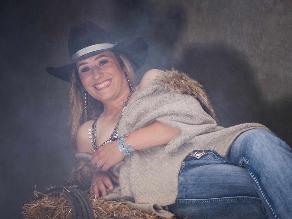 Bild Frau im Boudoir-Stil