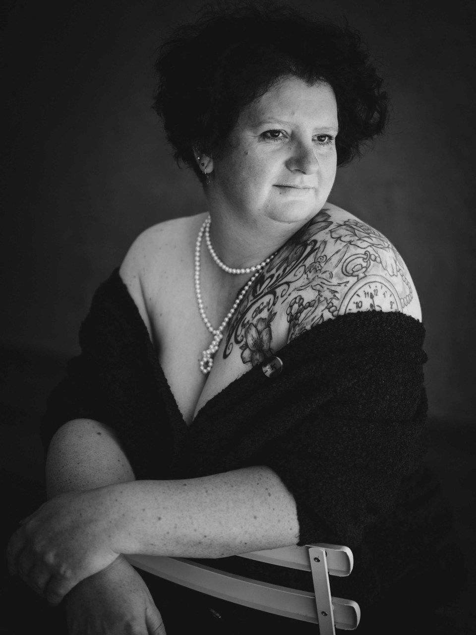 Bild Frau im Boudoir-Stil