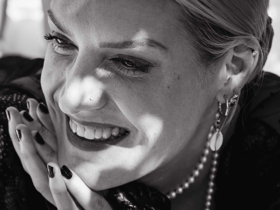 Bild Frau im Boudoir-Stil