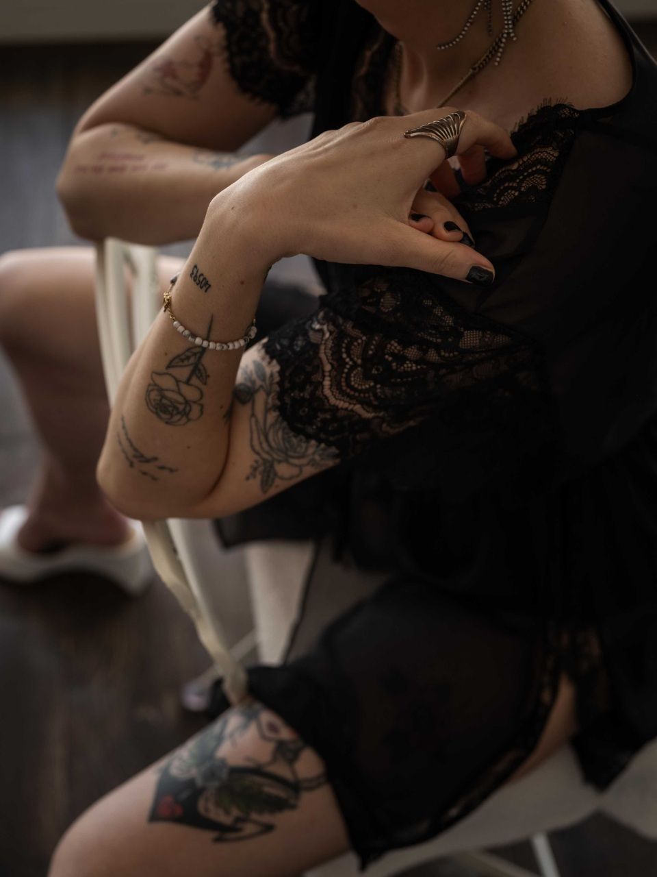 Bild Frau im Boudoir-Stil