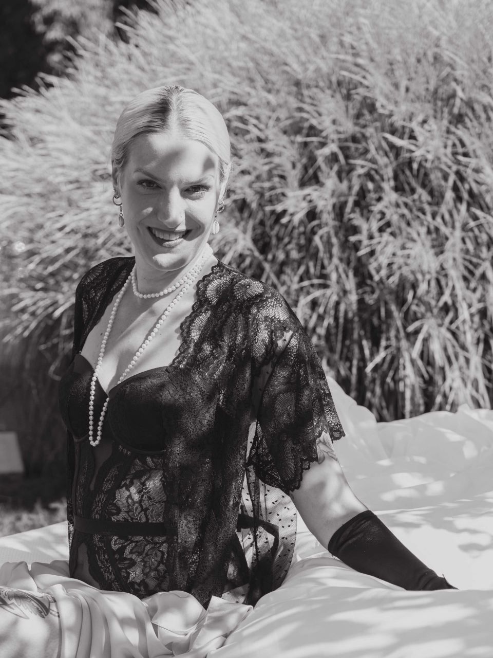 Bild Frau im Boudoir-Stil