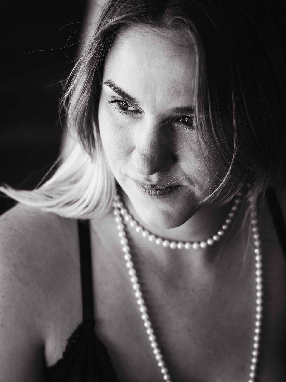 Bild Frau im Boudoir-Stil