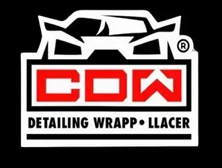 Un logotipo para CDW que detalla el envoltorio y los cordones.