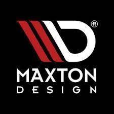 Es un logotipo para una empresa llamada maxton design.