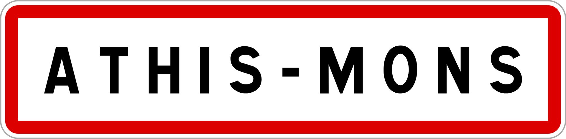 Panneau de ville d'Athis-Mons