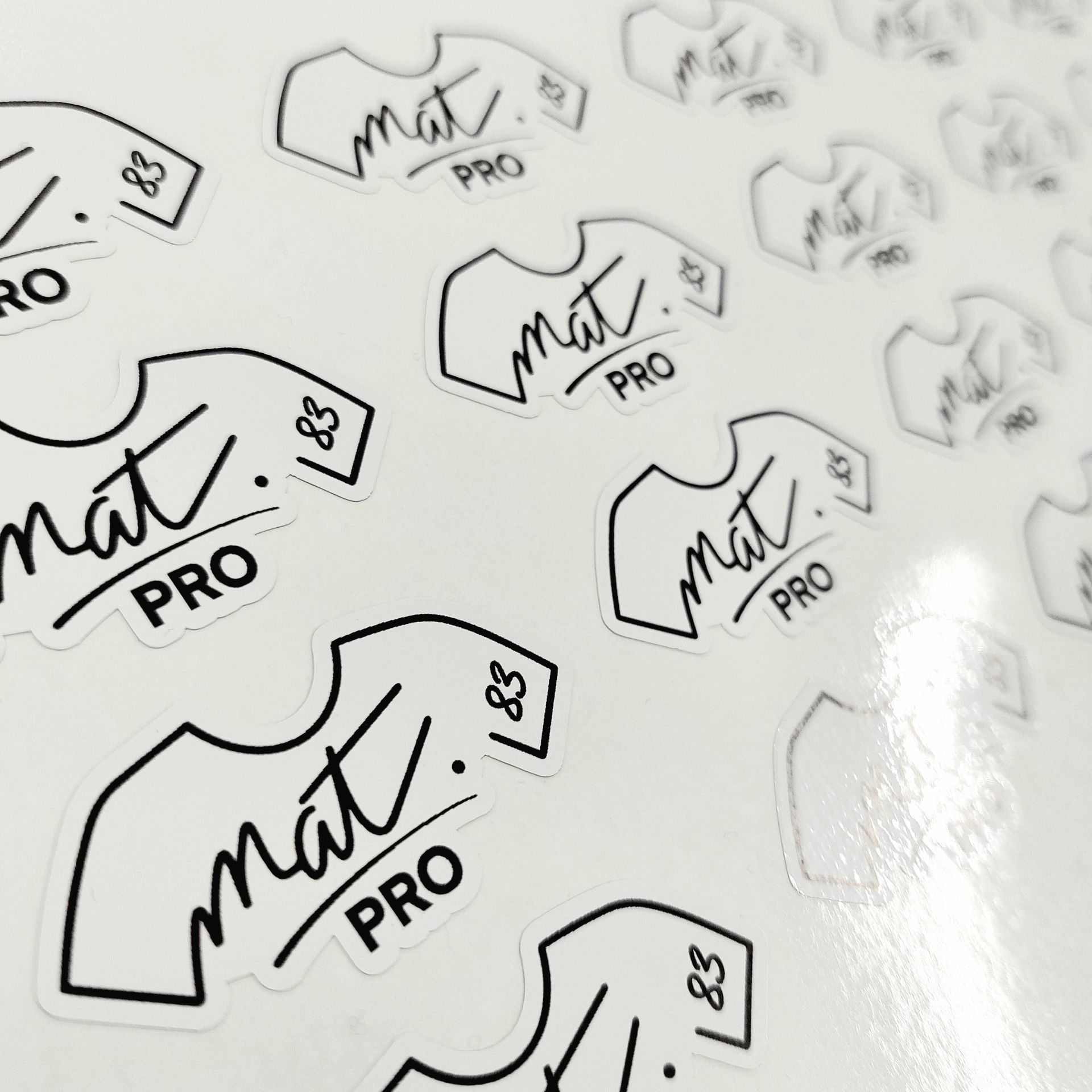 Feuille de stickers Mat pro 83