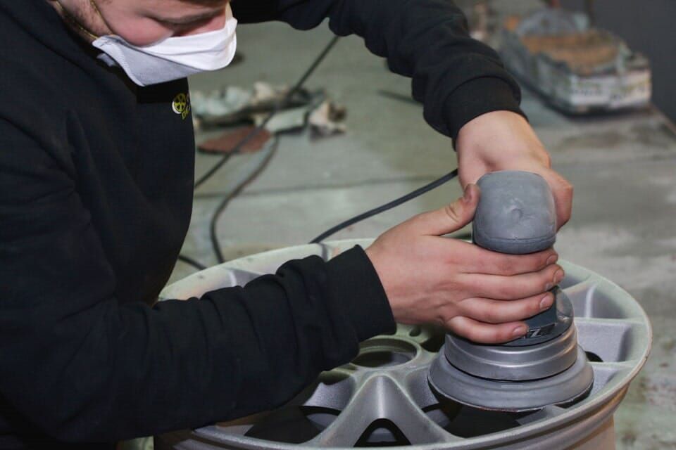 Preparação de Jantes para Pintura 2