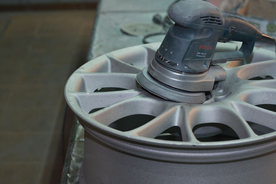 Preparação de Jantes para Pintura 3