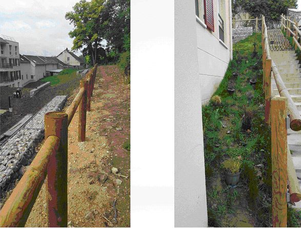 Barrières sécurisantes en ville.