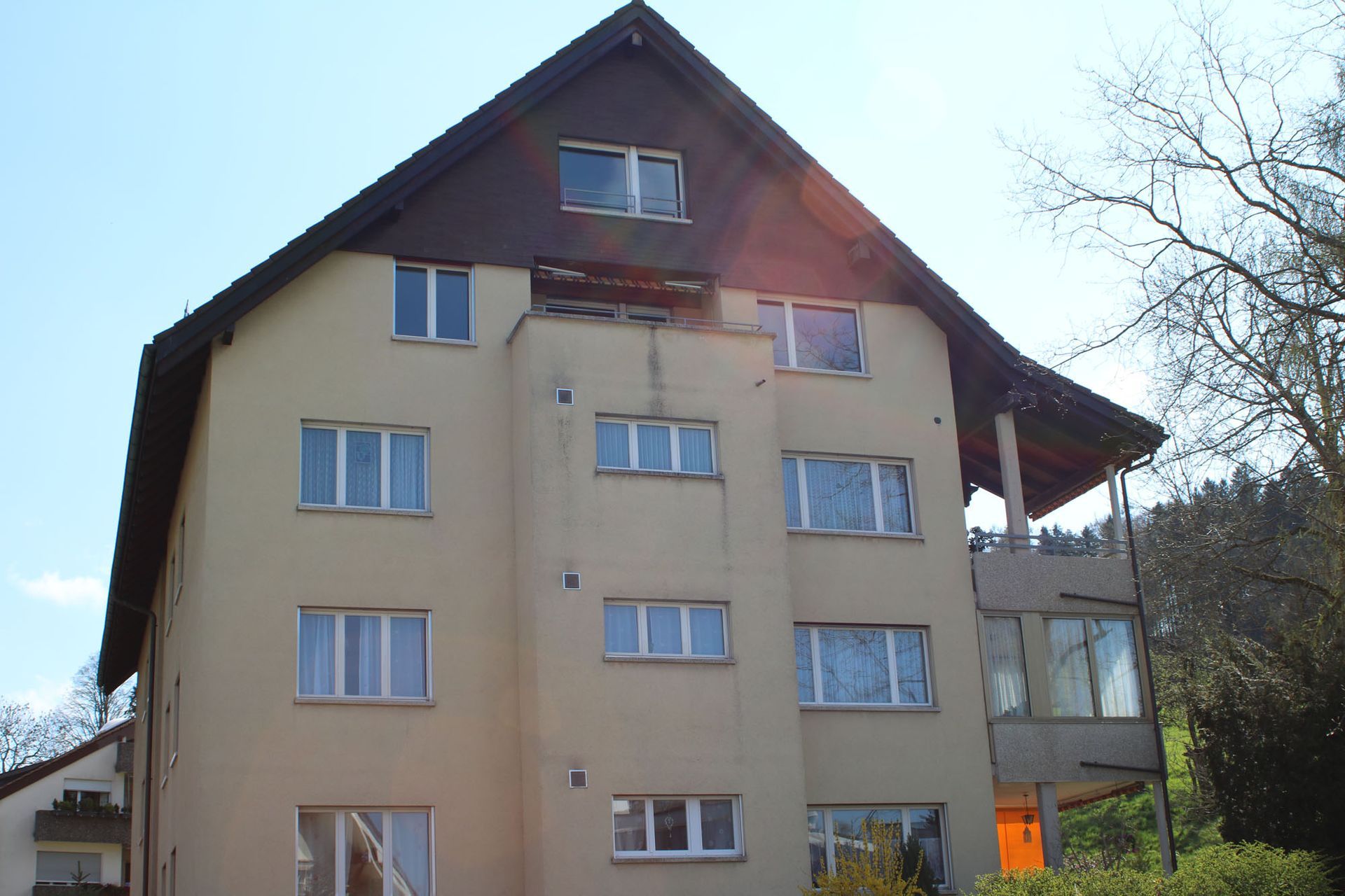 Fassade vorher – Malergeschäft P. Käser AG – St. Gallen