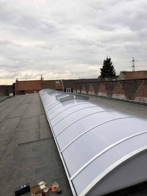 Toit-terrasse avec coupole